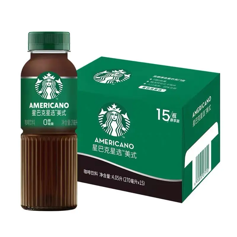 【整箱】星巴克 星选系列0糖美式 270ml*15