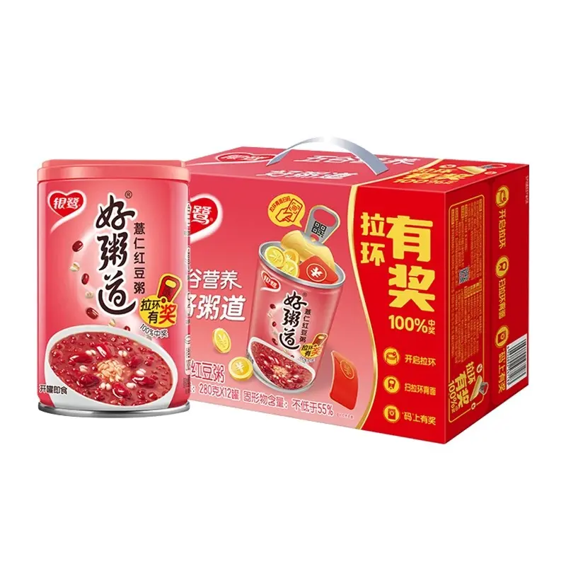 【整箱】银鹭 好粥道 薏仁红豆 280g*12瓶/箱