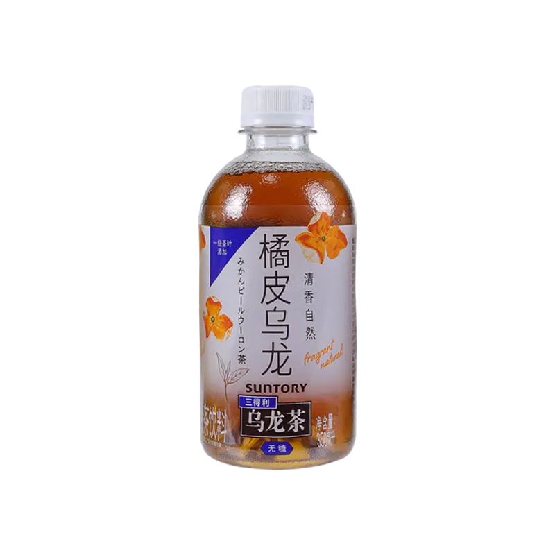 三得利橘皮乌龙茶350ml