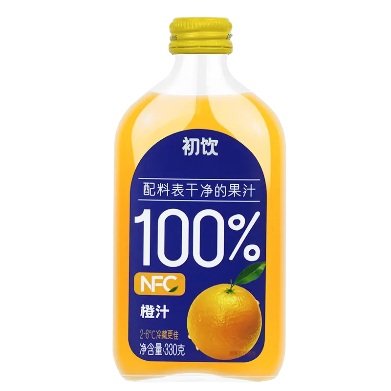 初饮100%橙汁330g