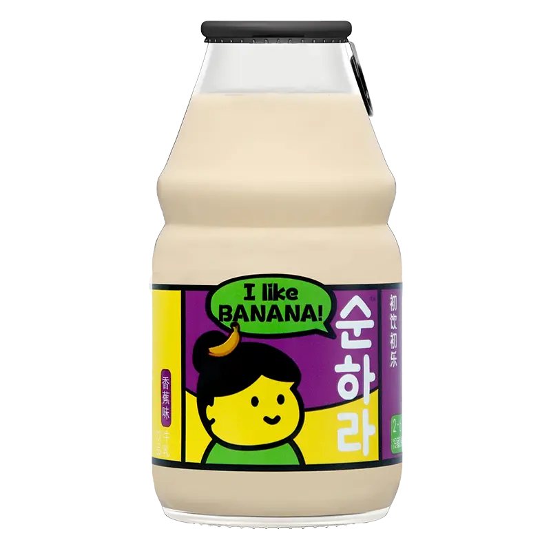 初饮初乐香蕉味牛乳饮品230g