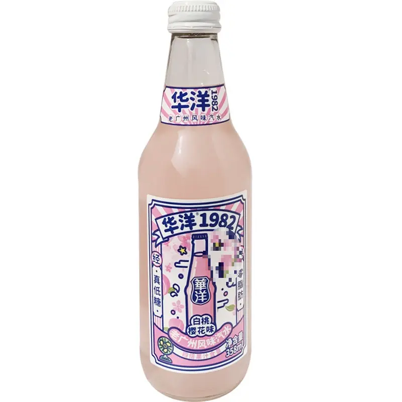华洋1982白桃樱花味358ML