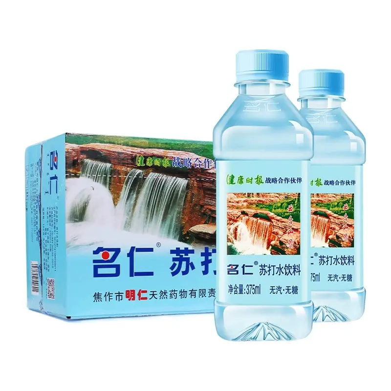 名仁无气苏打水饮料原味375ML