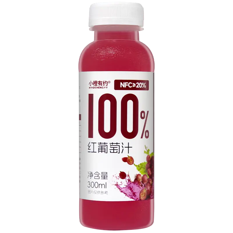 小橙有约100%红葡萄汁300ml