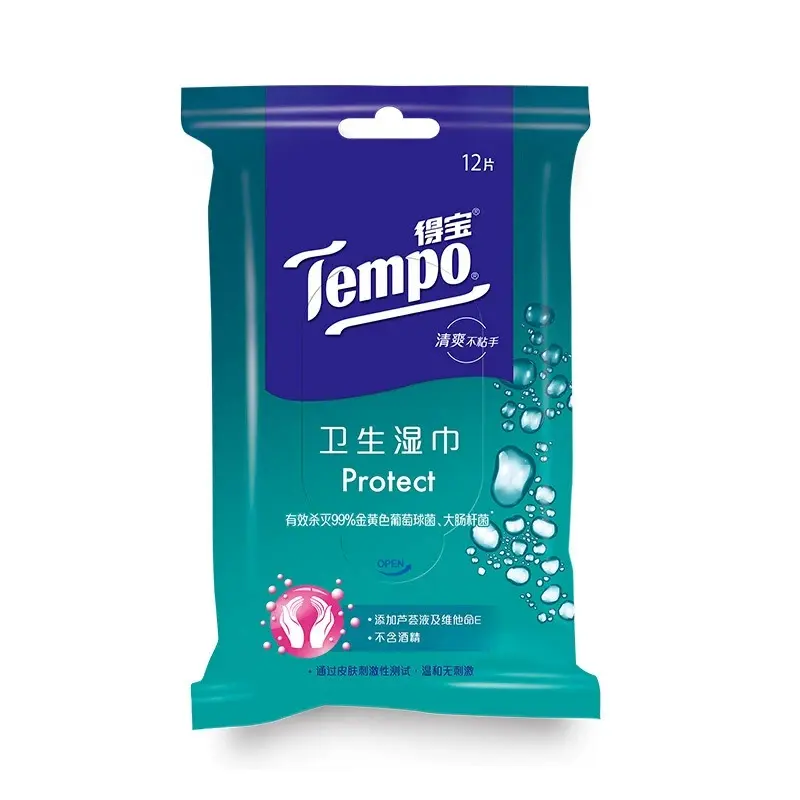 T3002 得宝卫生湿巾10包×12片