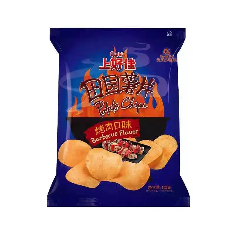 上好佳 田园薯片 烤肉味 80g