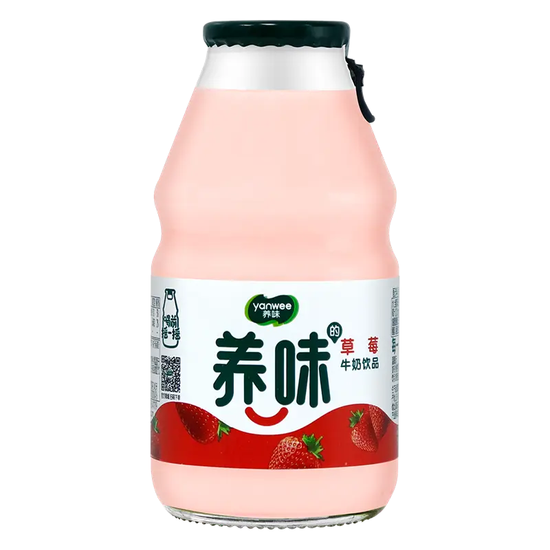 养味草莓牛奶饮品220g
