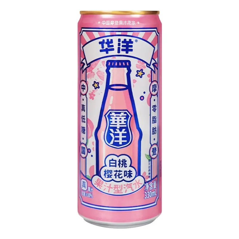 华洋1982白桃樱花味330ml