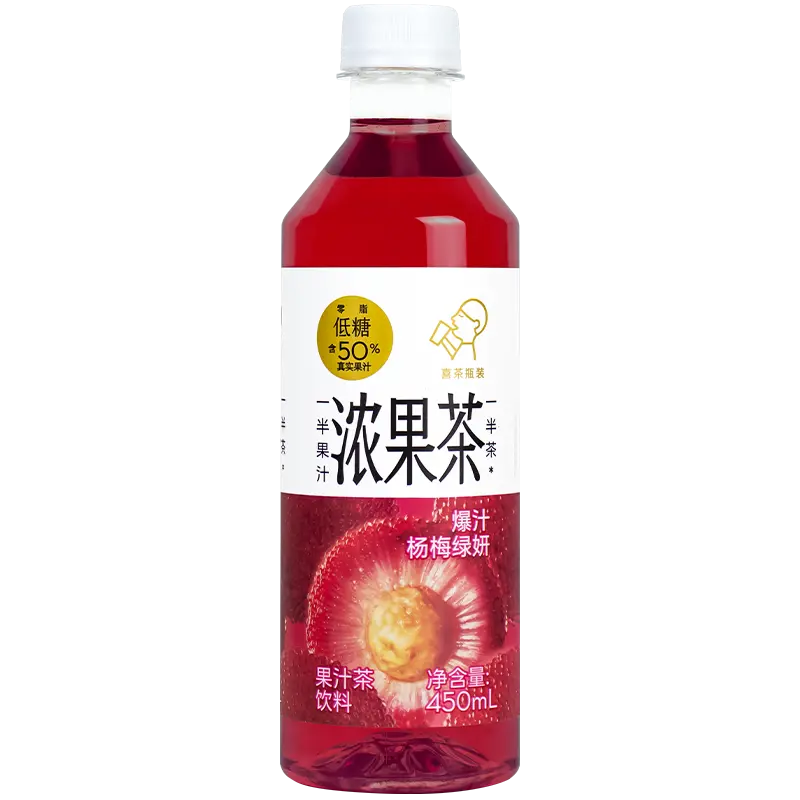 喜茶浓果茶爆汁杨梅绿研450ml
