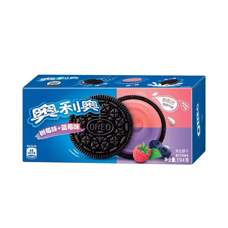 奥利奥 夹心饼干 树莓&蓝莓味 194g