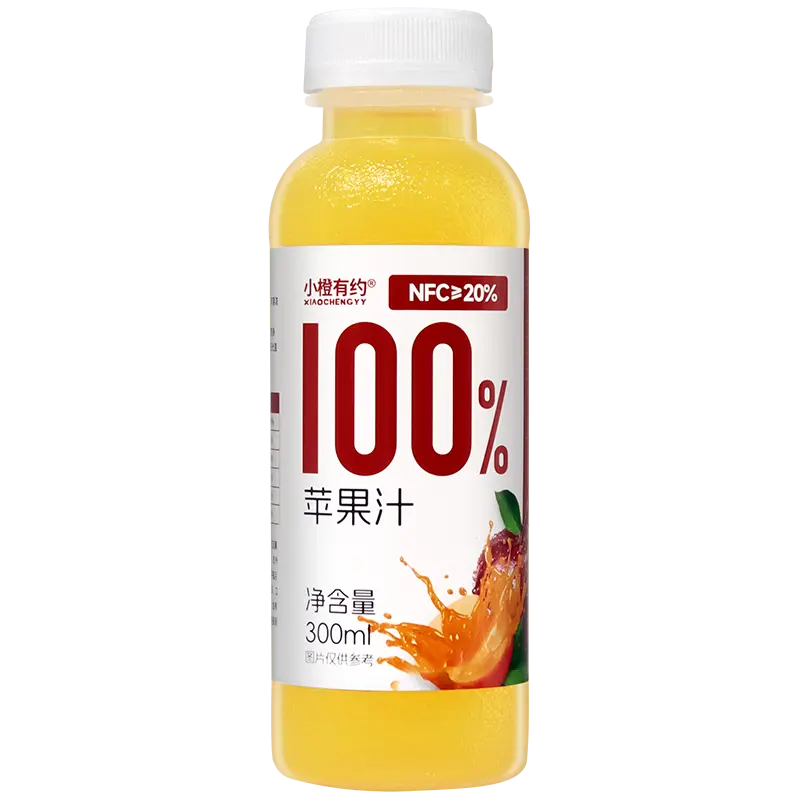 小橙有约100%苹果汁300ml