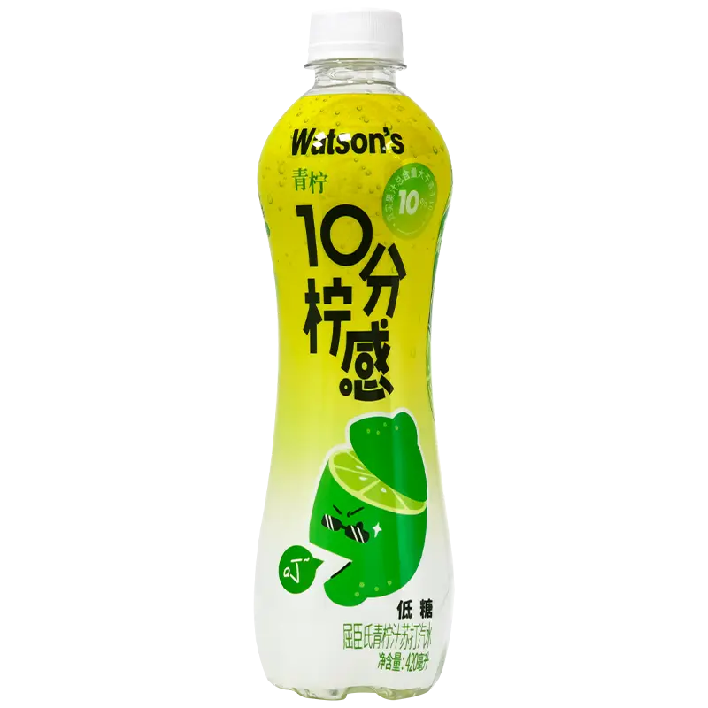 屈臣氏青柠汁苏打汽水420ml