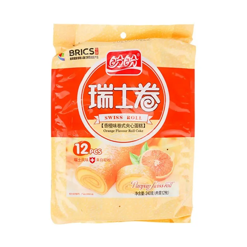 盼盼 瑞士卷 香橙味 240g