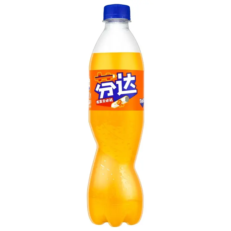 可口可乐 芬达橙味汽水500ml
