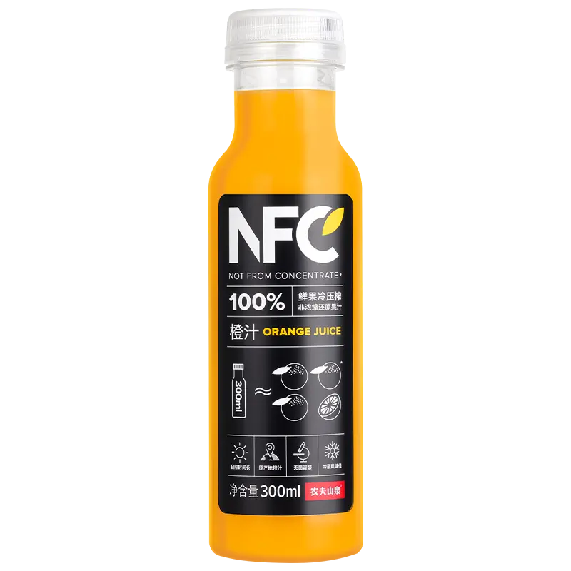 农夫山泉 100%NFC橙汁300ML
