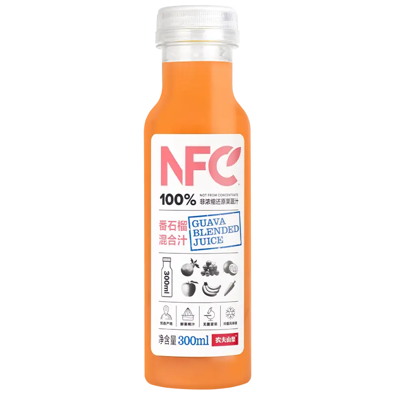 农夫山泉 100%NFC 番石榴混合果汁 300ML
