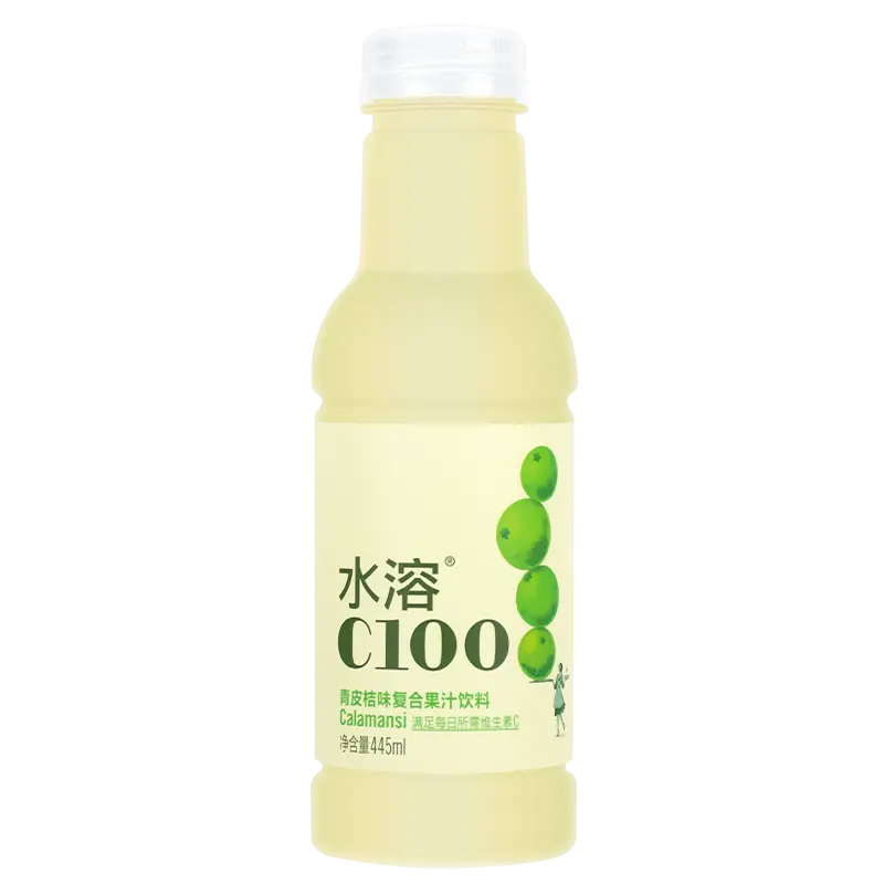 农夫山泉水溶C100青皮桔味445ml