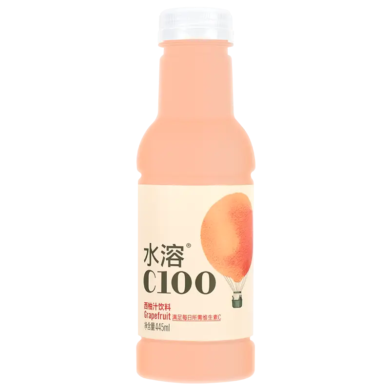 农夫山泉水溶C100西柚味445ml