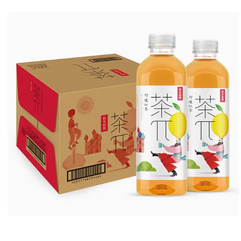 【整箱】农夫山泉 茶π 柠檬红茶 900ml*12瓶/箱