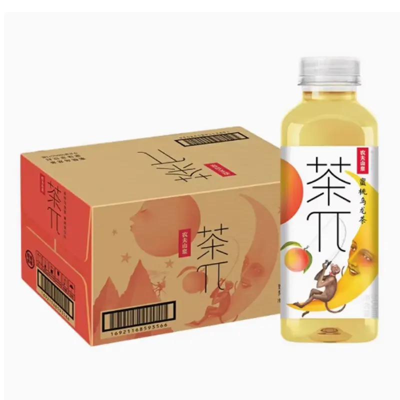 【整箱】农夫山泉 茶π 蜜桃乌龙茶 500ml*15瓶/箱