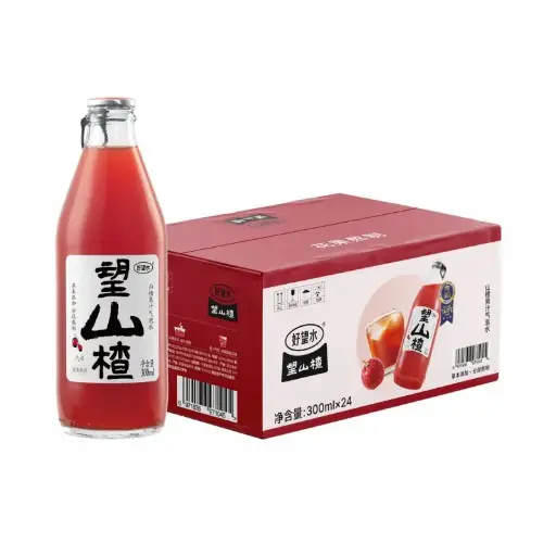 【整箱】好望水 望山楂气泡水 300ml*24瓶/箱