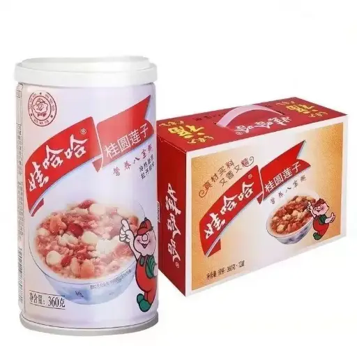 【整箱】娃哈哈 桂圆莲子八宝粥 360ml*12罐/箱