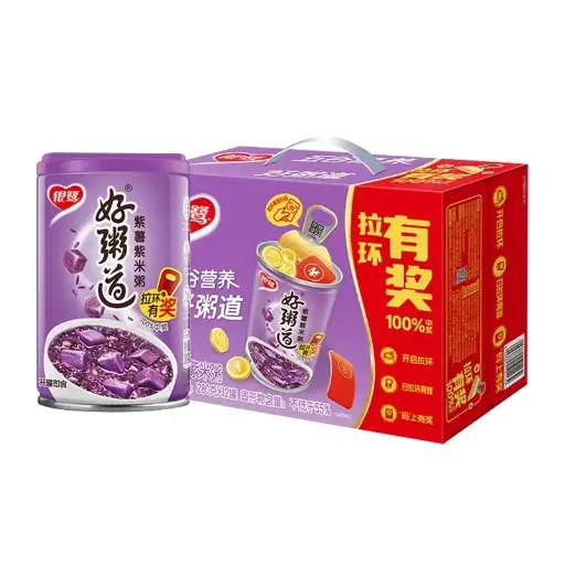 【整箱】银鹭 好粥道 紫薯紫米 280g*12瓶/箱