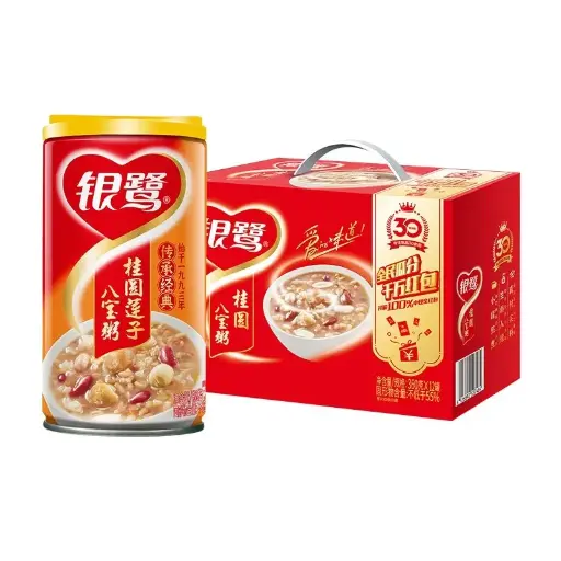 【整箱】银鹭 桂圆莲子八宝粥 360g*12