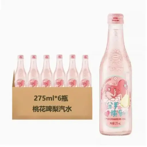 二厂汽水桃花啤梨味275ML
