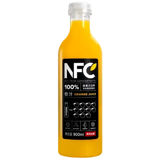 农夫山泉100%NFC橙汁900ml