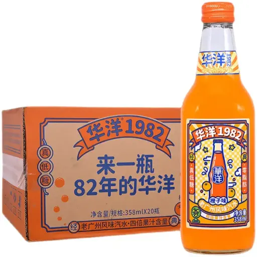 华洋1982橙子味358ML*20