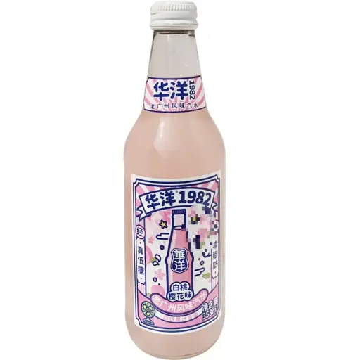 华洋1982白桃樱花味358ML