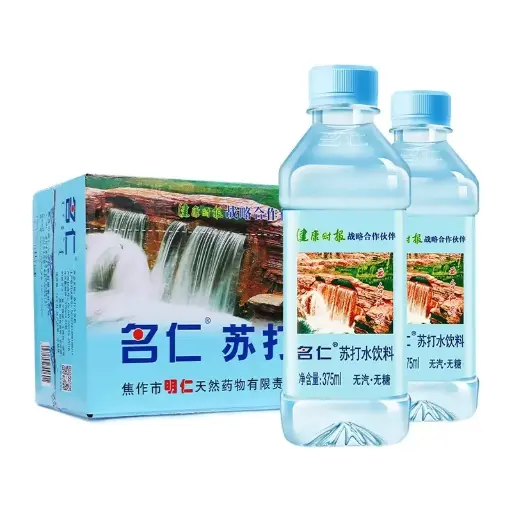 名仁无气苏打水饮料原味375ML
