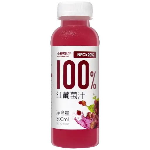 小橙有约100%红葡萄汁300ml