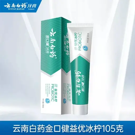 [6901070602801] 云南白药金口健牙膏益优清新冰柠薄荷型105g