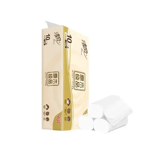 [A6922266437342] #清风 柔软强韧厕纸 10卷入