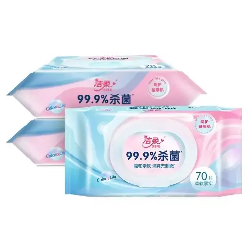 [A6914068040073] 洁柔 卫生湿巾 70片入