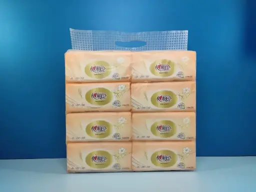 DT24180 心相印原木纸面巾110抽*8包