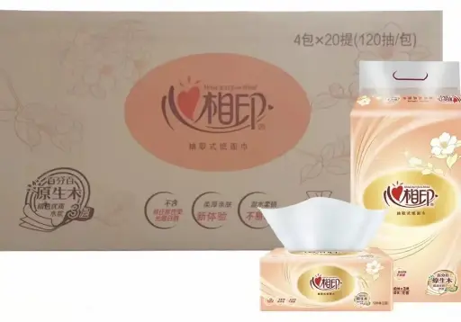 DT24200 心相印原木系列120抽*4包