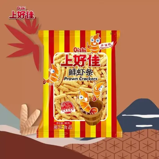 [6926265313010] 上好佳 鲜虾条 80g