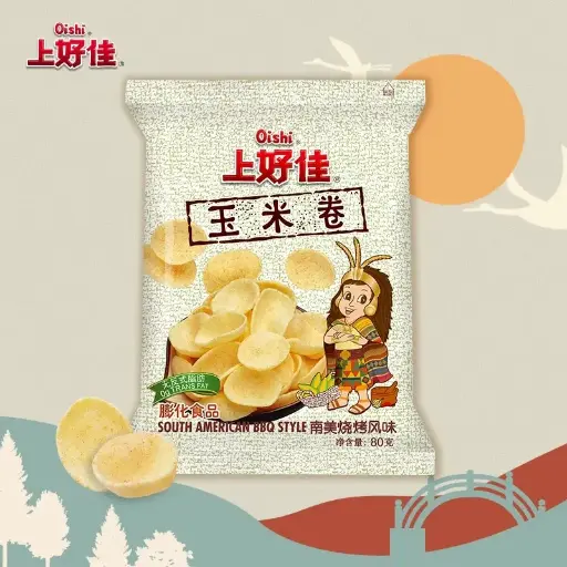 [6926265313393] 上好佳 玉米卷 80g