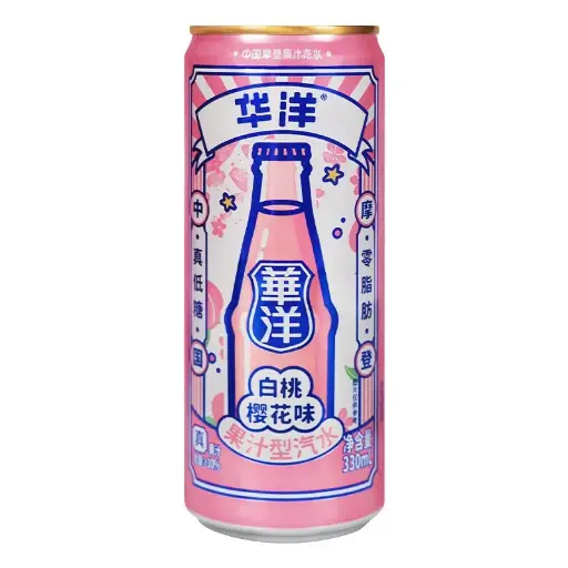 华洋1982白桃樱花味330ml