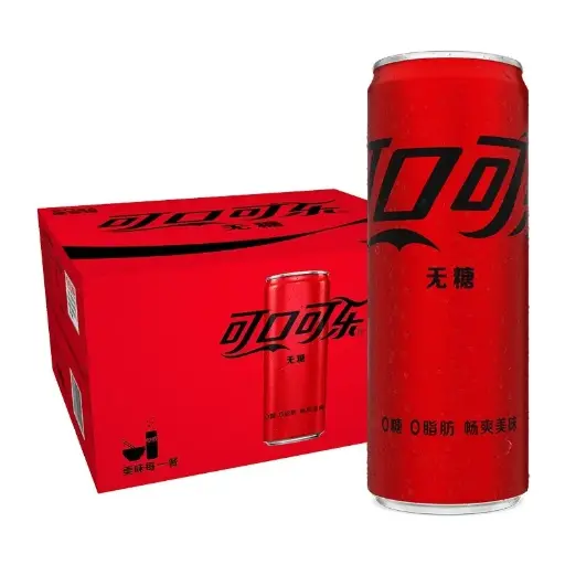 [A6928804010091] 【整箱】可口可乐 无糖可乐 摩登罐 330ml*24