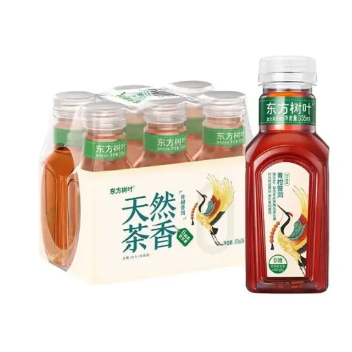 【整箱】农夫山泉 东方树叶 青柑普洱 335ml*6瓶/箱