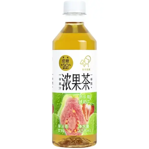 喜茶浓果茶芭乐莓琥珀兰450ml