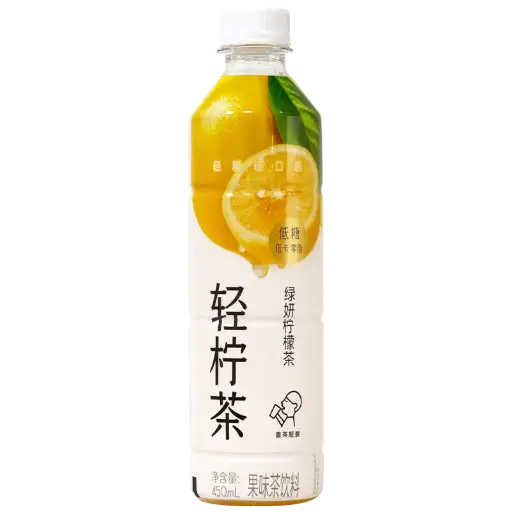 喜茶轻柠檬绿研柠檬茶450ml