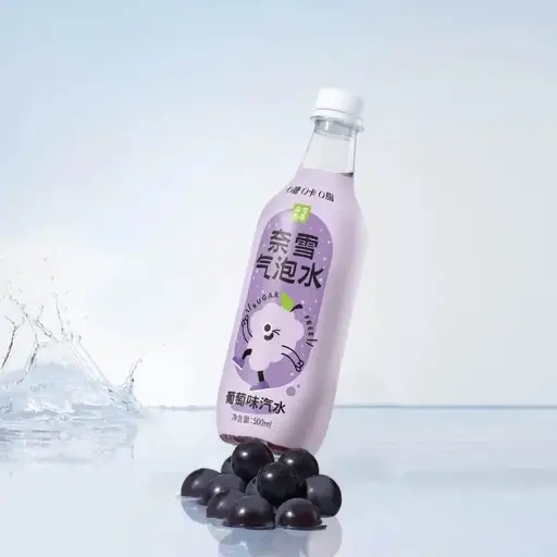 [A6971196384707] 【整箱】奈雪的茶 葡萄味气泡水 500ml*15