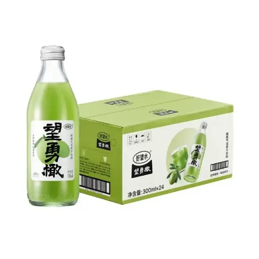 【整箱】好望水 望勇橄橄榄气泡水 300ml*24瓶/箱