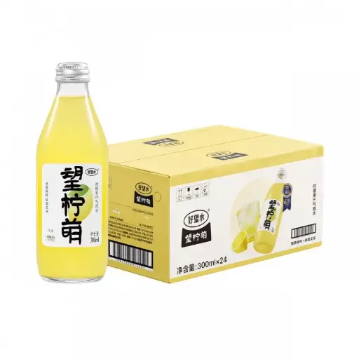 【整箱】好望水 望柠萌气泡水 300ml*24瓶/箱