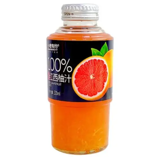 小橙有约100%复合红西柚320ml